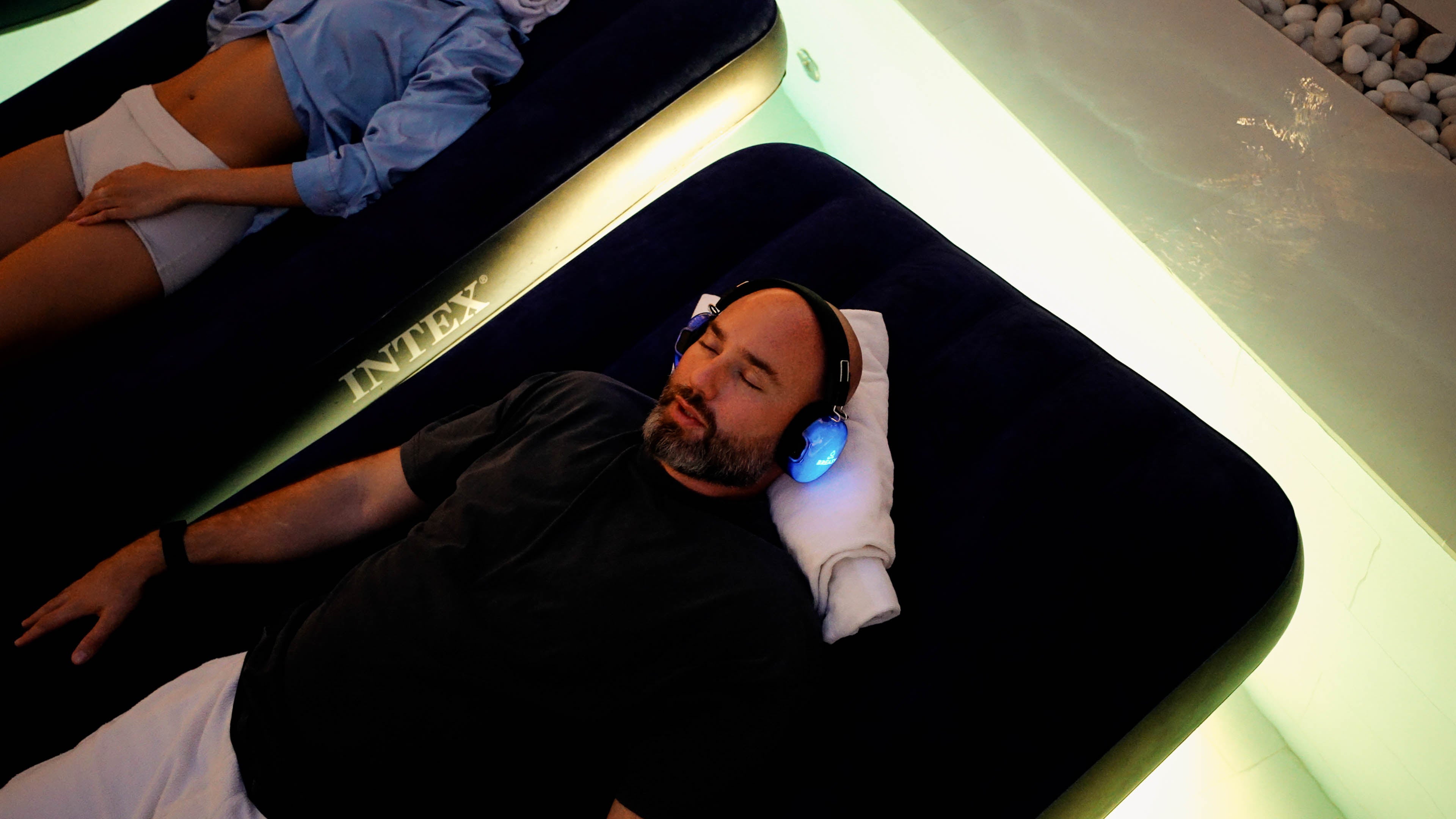Floating Immersive Breathwork at Kempinski Pool